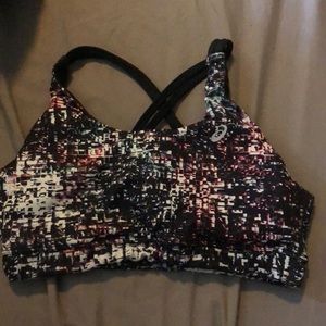 Criss cross ASICS sports bra
